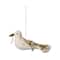 Hello Honey® 6" Embroidered Dove Wool Felt Ornament